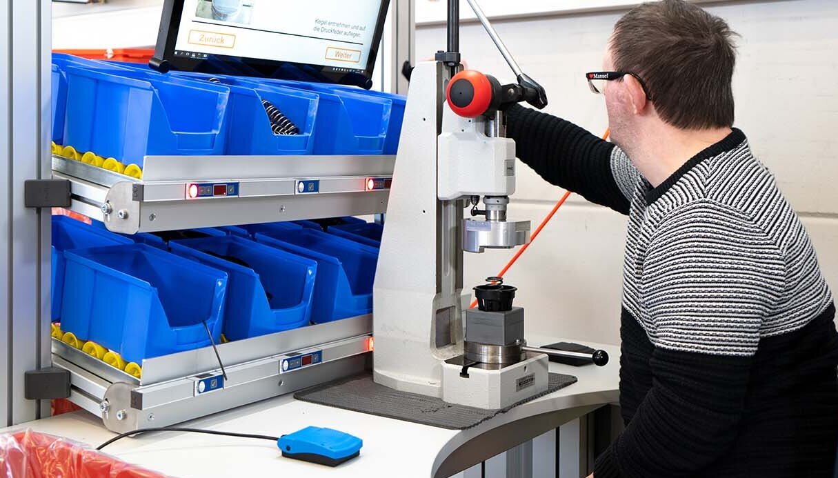 behindertengerechter Arbeitsplatz