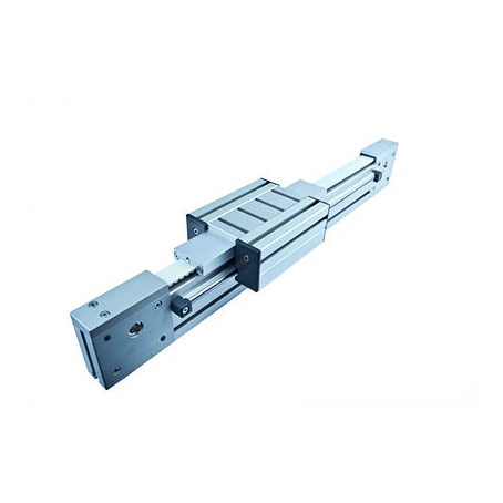 Ansicht einer Gleitschiene mit Laufwagen Ansicht einer Gleitschiene mit Laufwagen