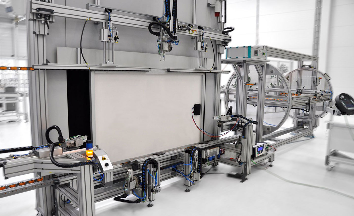 Solar technology assembly line