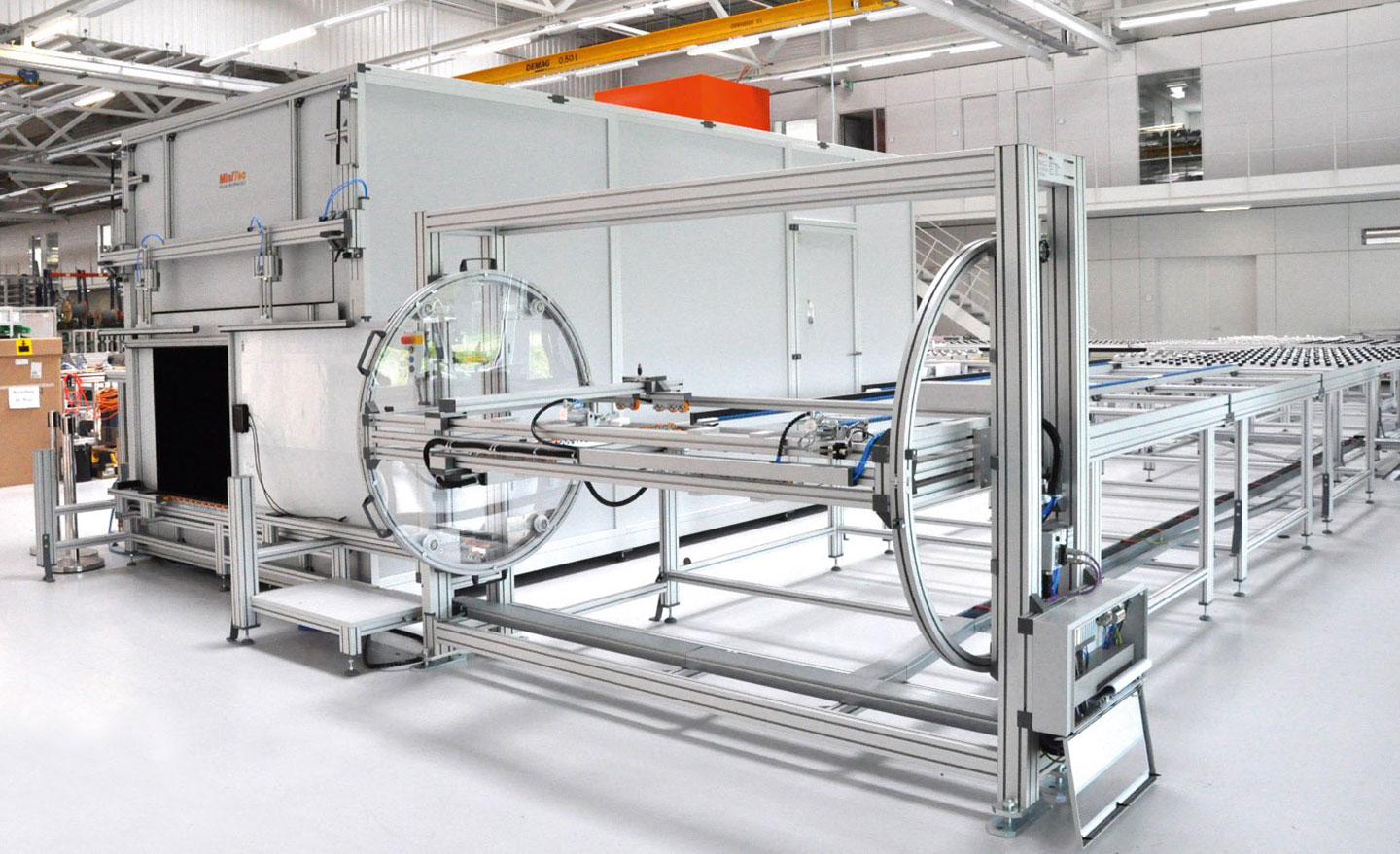 Solar technology assembly line