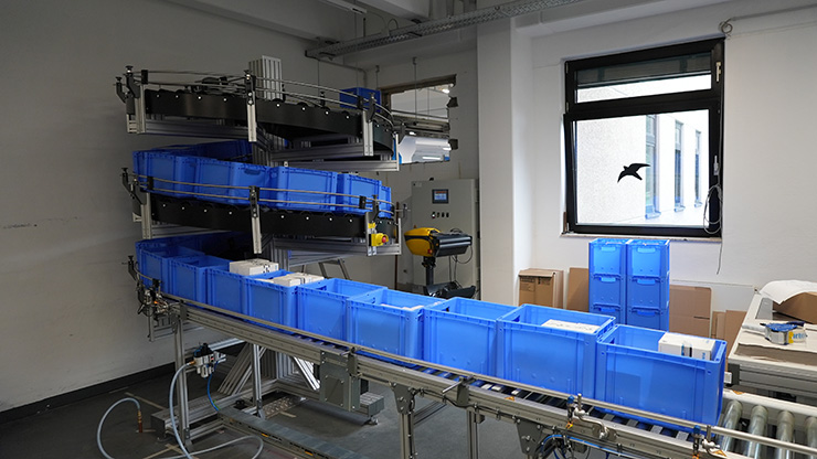 gravity spiral conveyor