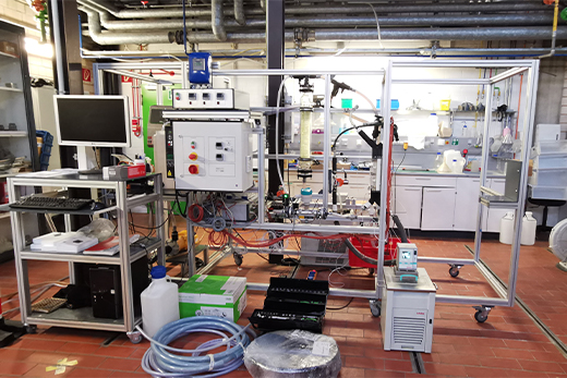 Experimental setups at the University of Kaiserslautern