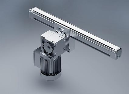 Mini conveyor belt center drive with three phase motor