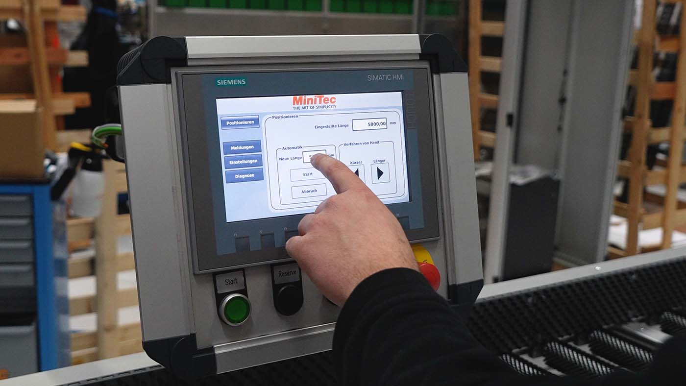 Saw for MiniTec profiles