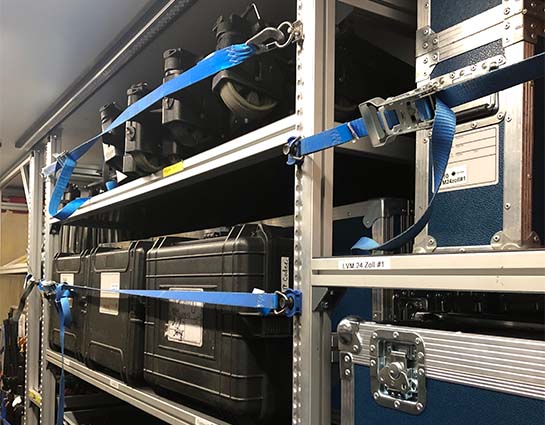 MiniTec profile system in use